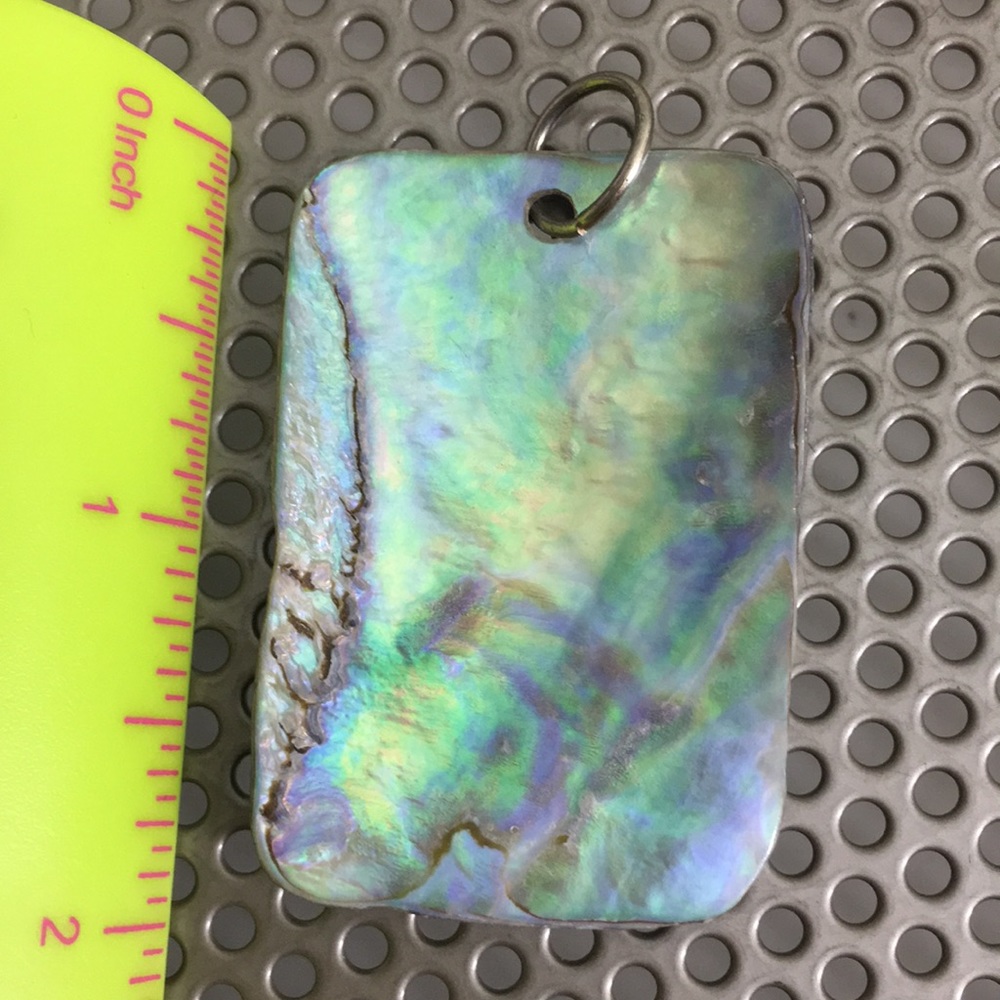 Reversible Abalone Shell Pendant - image 5